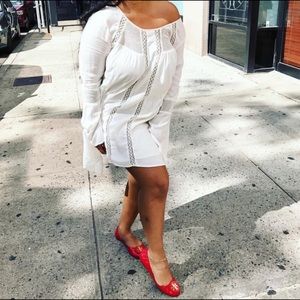 Genuine Tory Burch Red reva flats